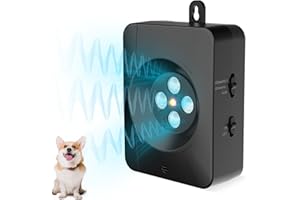 ERDFCV Anti Barking Device, 3 Modes Ultrasonic Anti Barking Device for Dogs, 33Ft Rechargeable Dog Barking Deterrent Devices Indoor Outdoor Dog Barking Control Box Silencer Stop Barking Dog Device Anti Bark