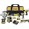 DEWALT 20V MAX* Cordless Drill Combo Kit, 7-Tool (DCK771D1M1)