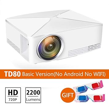 SMEI Upgrade Td80 Mini Proyector Led 1280x720 Portable HD Hdmi ...