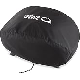 Weber&reg; Bonnet Cover for Q&reg; 2800N Grills, Grill Cover | Premium Weather‑Resistant, UV‑Protected Grill Cover with Lightweight Design &amp; Secure Drawstring Fit