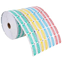 L LIKED 8000 Assorted Double Raffle Tickets 2000