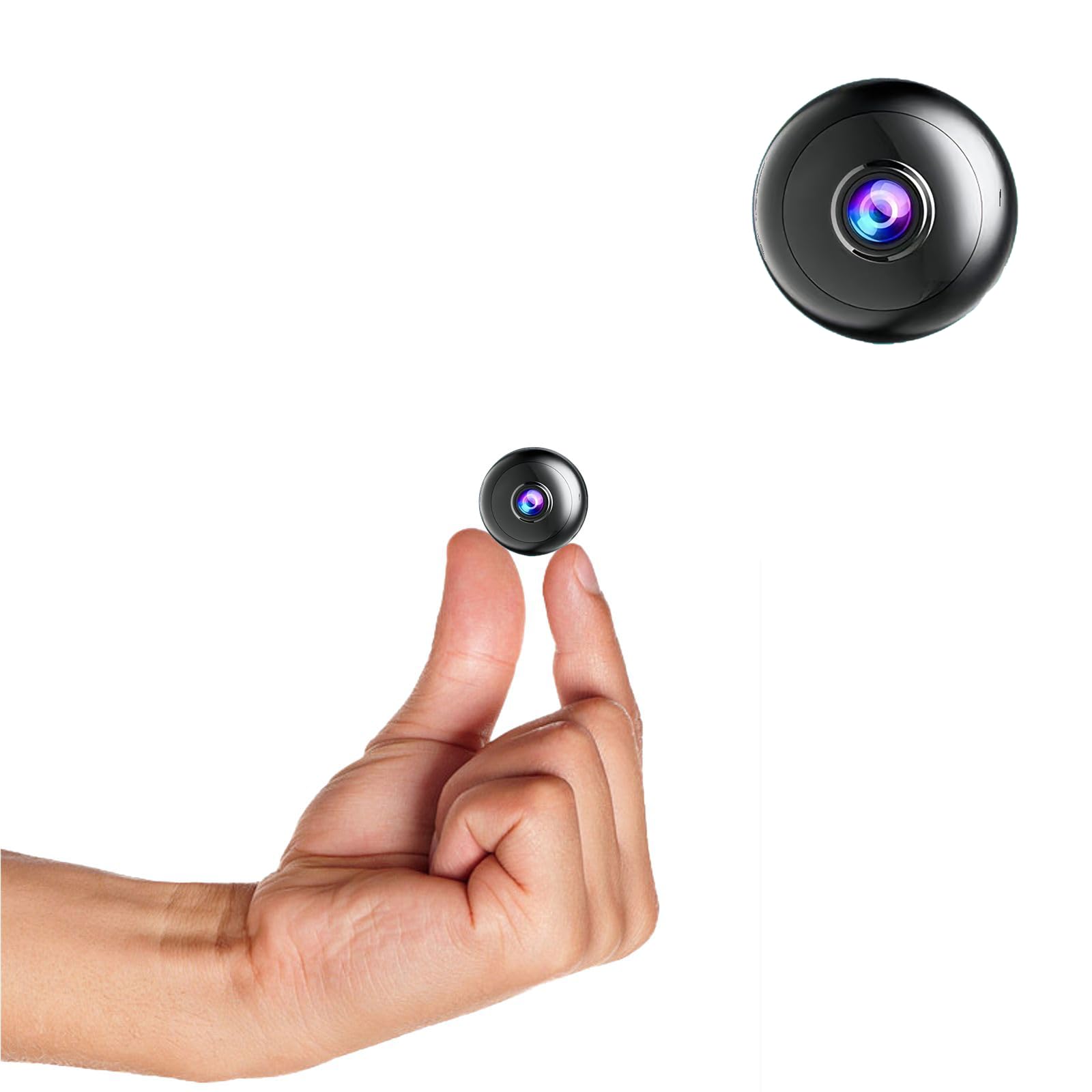 Photo 1 of 2pcs Only 0.97 inch Hidden Camera with Audio/Video Mini Small Spy Cam Home Indoor Use Night Vision Motion Detection Baby Monitor Wireless Outdoor Nanny espias ocultas WiFi Security Secret (2)