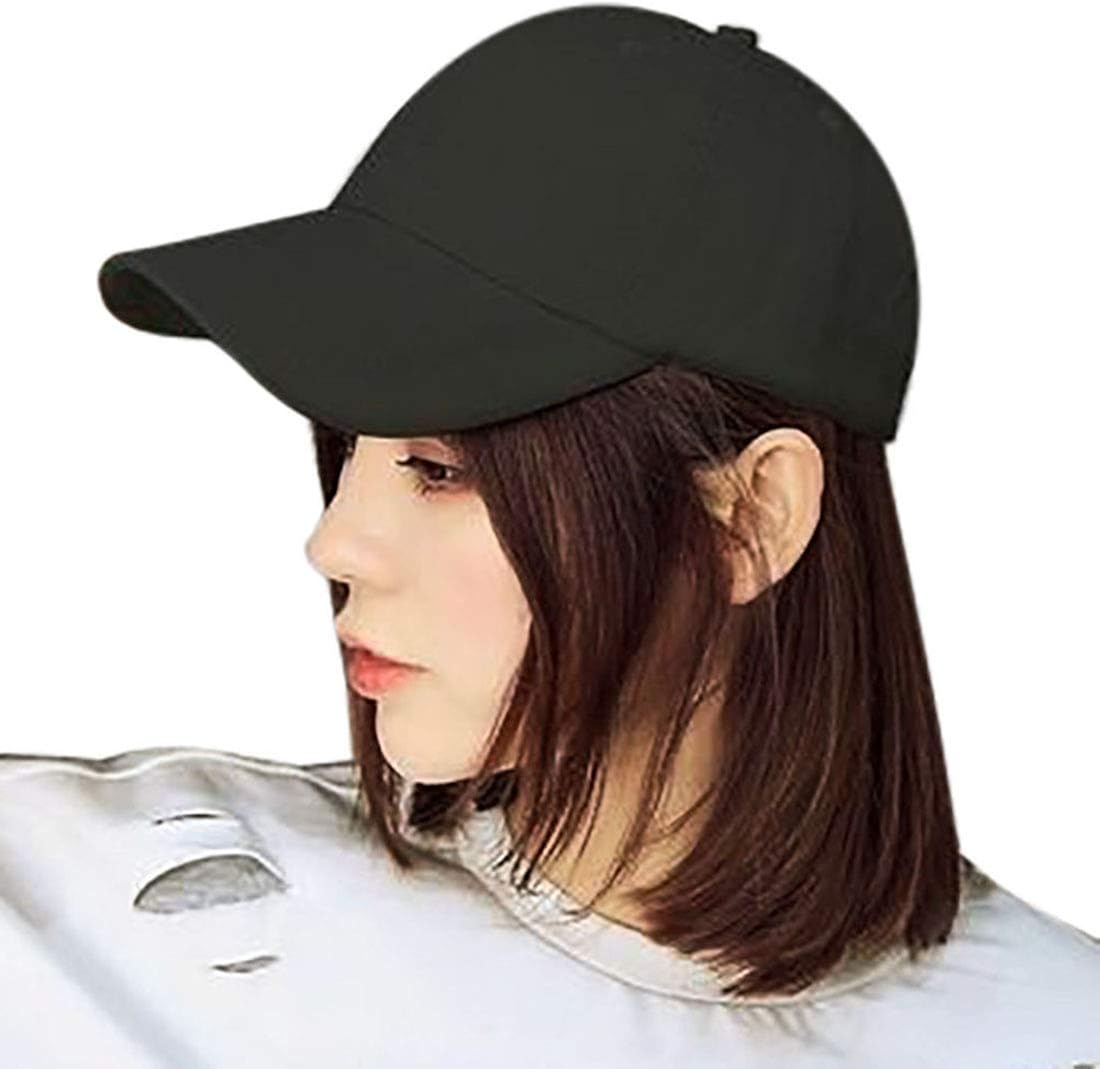 Amazon レディース ウィッグ付き帽子 一体式帽子ウィッグ つけ毛 日焼け防止 キャップ 日常用 医療用 自然 おしゃれ ヘアスタイル ロング卷き髪 ショートボブ 短髪 深棕 フルウィッグ 通販