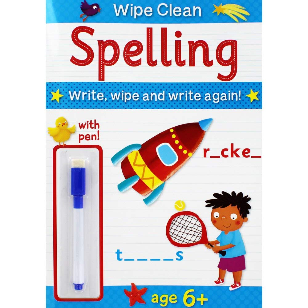Brown Watson Wipe Clean Spelling - Ages 6 Plus