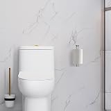 Ibergrif Chrome Toilet Roll Holder Self Adhesive Wall Mounted No Drilling view 2