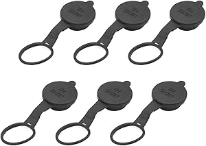6 PCS Cigarette Lighter Socket Cover Cap Dust-proof and Waterproof 12V Outlet Lid for Car Motorcycle Rv Truck