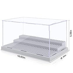 Mlikero 2 Pack Display Case for Minifigures Action