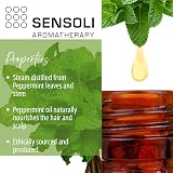 SENSOLI Peppermint Essential Oil 10ml 100% Pure Amber Bottle Dropper view 3