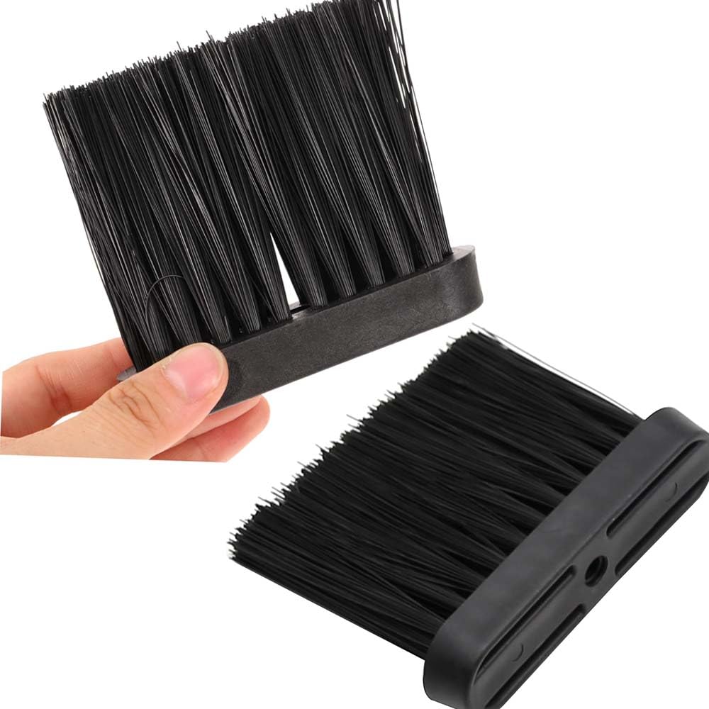 PAIKIUU Fireplace Brush Head Replacement 2Pcs Hearth Brush Fire Companion Stove Set for Cleaning Fireplaces, Kitchens, Tables, Desks, Shelves
