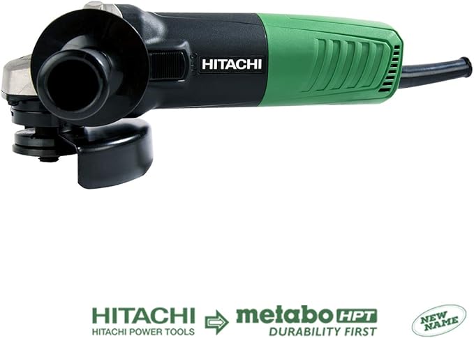 Hitachi G12SR4 6.2-Amp 4-1/2-Inch Angle Grinder with 5 Abrasive Wheels (Discontinued by The 