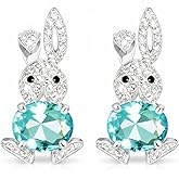 Easter Earrings Basket Stuffers Easter Jewelry Outfit Women Sparkly Bunny Stuff Jewelry Ear Jacket Earrings Gifts for Adults