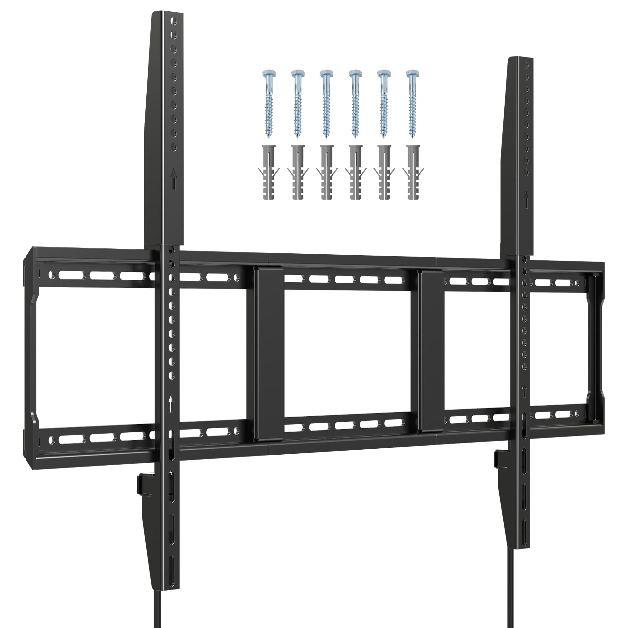 Photo 1 of Suptek Heavy Duty Fixed TV Wall Mount for 55-100" TVs – 265Lbs, Fits 3 Studs of 16" and 2 Studs of 18" or 24", VESA 900x600mm, Low Profile for LED/OLED/LCD, MF9