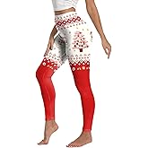 Kasopp Women St. Patrick's Day Leggings Shamrock Printed Soft Stretchy Yoga Pants Funny Holiday Tights