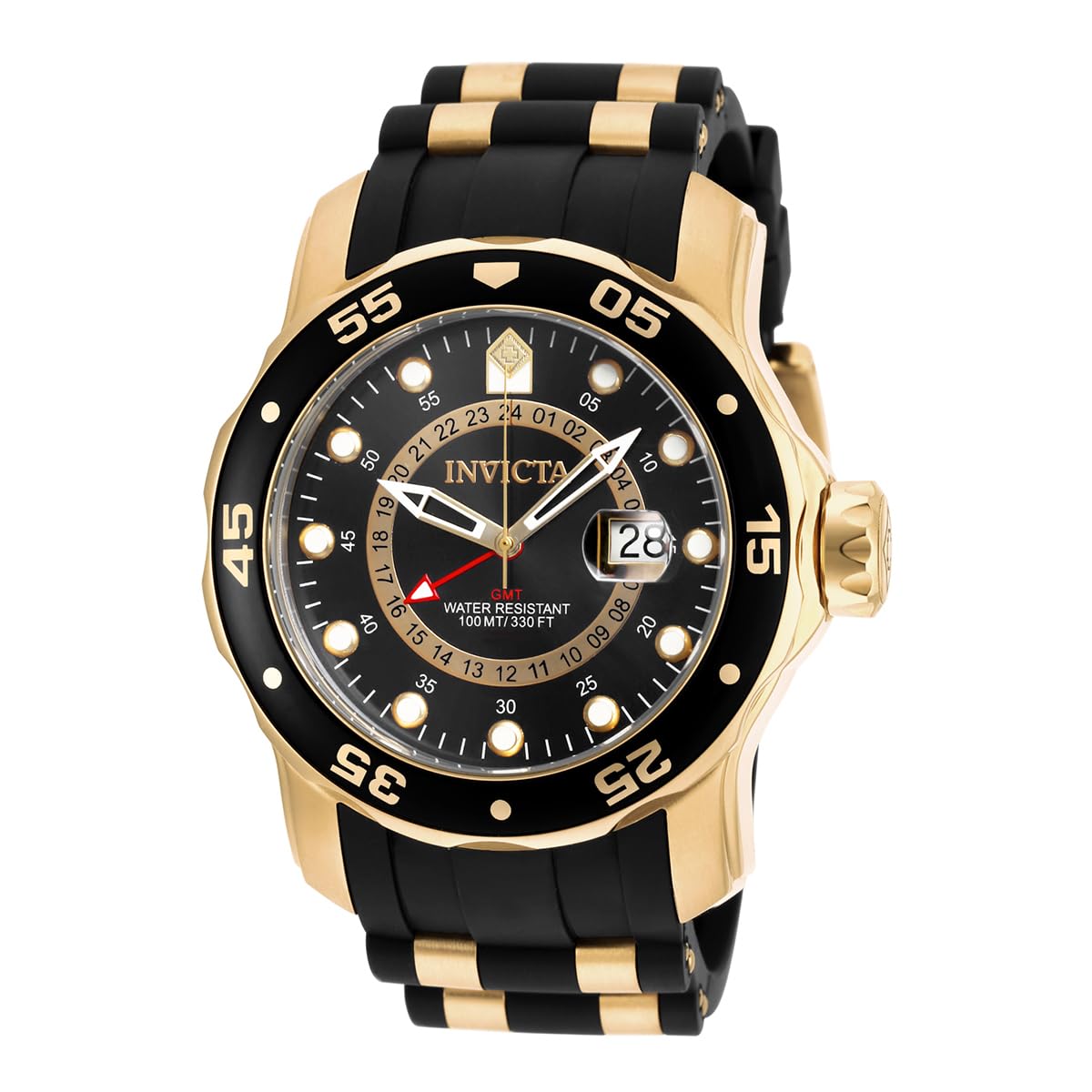 Invicta Pro Diver - SCUBA 6991 Men's Watch - Waterproof - Analogue - Quartz Movement - stainless steel with black dial - 48mm