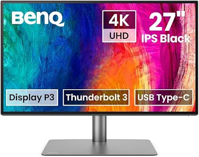 BenQ PD2725U Designer Monitor 27 4K UHD AQCOLOR Thunderbolt 3 P3 Wide