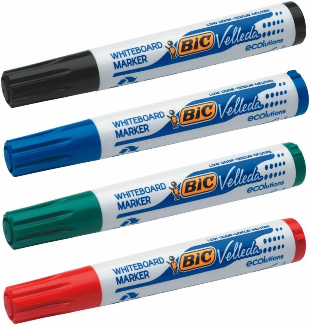BIC 927259 1.5 mm Velleda 1701 Bullet Tip Whiteboard Marker (Pack of 48)