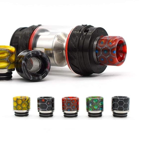 Vaportown 810 Schlangenhaut Harz Mundstücke Drip Tip für TFV12 Prince Cobra, Resa Prince, TFV12 Prince, TFV8 Big Baby, TFV12 