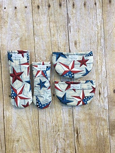 Stars &amp; Stripes print Cookware Oven Hot Pad and Pot Handle Holder