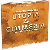 Terraforming Mars Utopia &amp; Cimmeria | Double-Sided Game Board with New Maps and Awards, For Ages 12+ and 1 to 5 Players