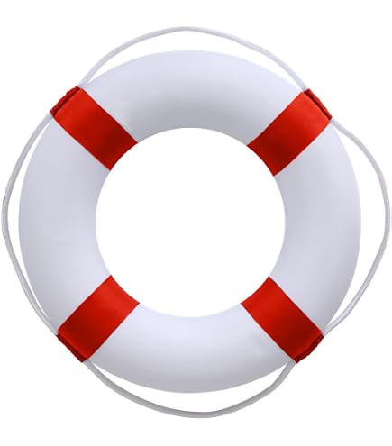 Taylor Made USCG-geprüfter Rettungsring – 61 Cm, Orange, Aus Vinyl Und Schaum, Für Boote & Wassersport