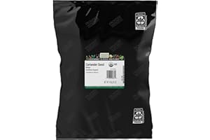 Frontier Co-op Whole Coriander Seeds, Bulk Spice, Certified Organic | 16 Ounce (Pack of 1)