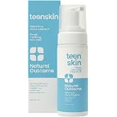 natural outcome Teen Skin Face Wash | Gentle Foaming Daily Boys &amp; Girls Facial Cleanser Lotion | Natural Non-toxic Ingredients | For Teens, Preteens &amp; Kids Looking to Prevent Acne | 5 oz