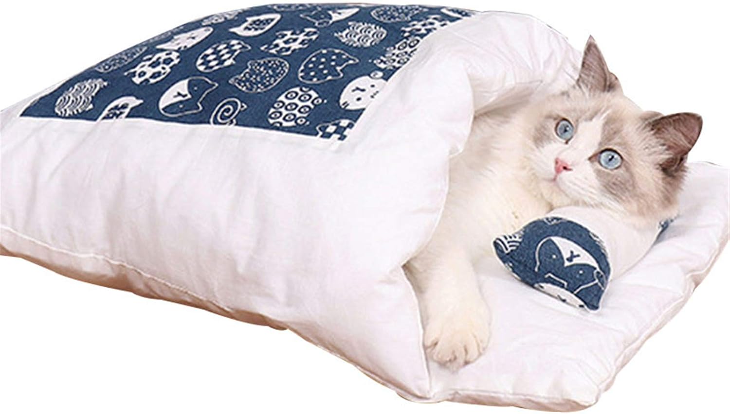 Starall Cat Sleeping Bag,Warm Sack Blanket Mat,Removable Cat Bed Winter