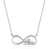 CCmfgjew Faith Necklace for Women Stainless Steel Infinity/Cross Pendant Necklace Christian Religious Jewelry Gifts for Women Mom Wife Birthday