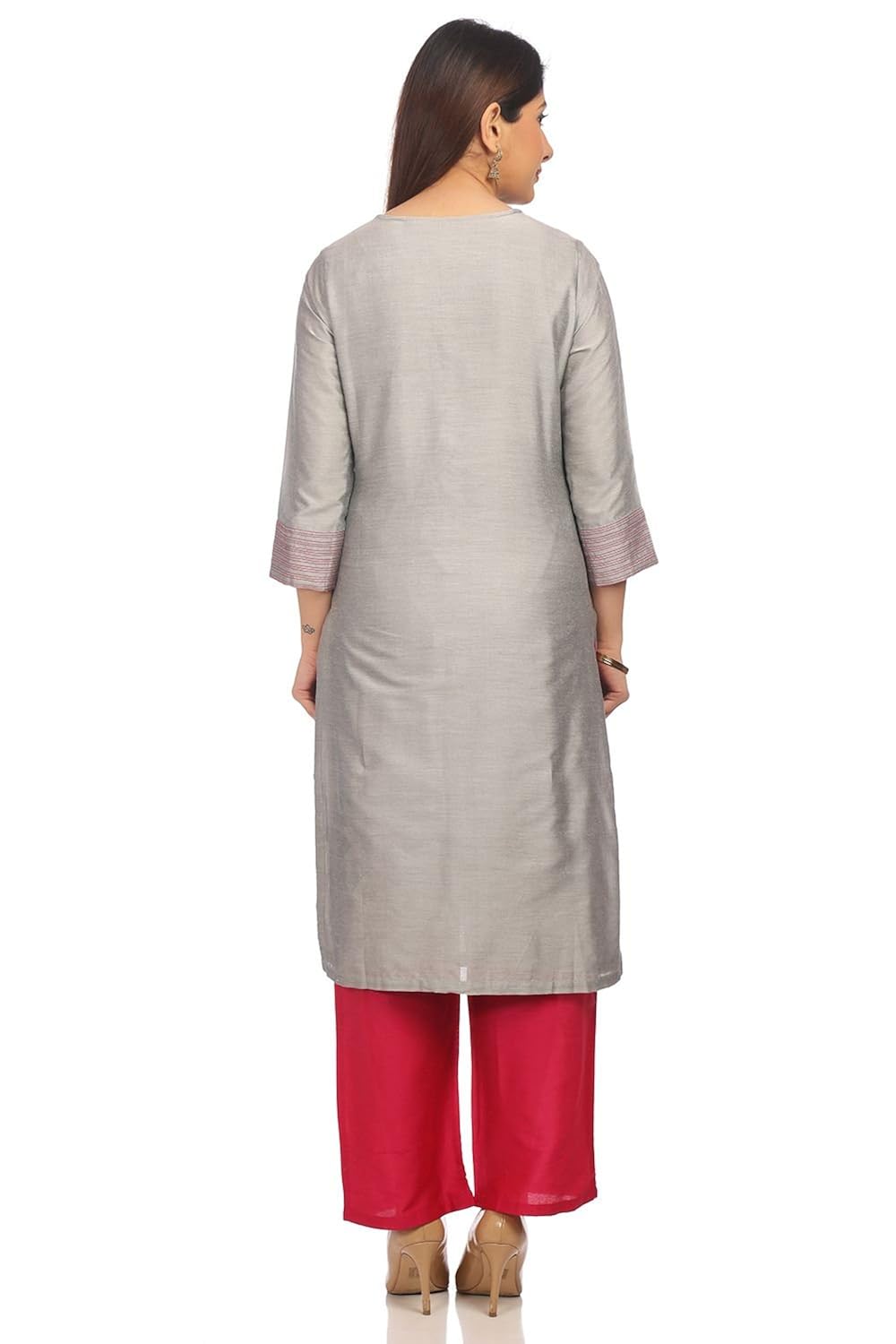 biba women's straight salwar suit