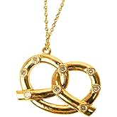 Kc Chic Designs Don't Get it Twisted 316L Stainless Steel Pretzel Necklace Non Tarnish Gold Jewelry | Gold Necklace for Women