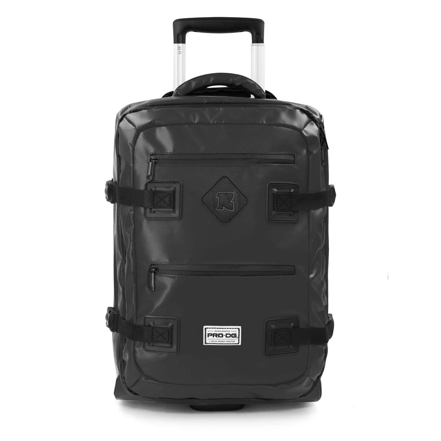 PRODG Tpublack-Soft Trolley Suitcase, Multicolored