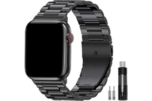 EPULY Metal Band Compatible with Apple Watch Bands for Men 49mm 46mm 45mm 44mm 42mm 41mm 40mm 38mm, Business Stainless Steel Strap for iWatch Bands Series 11 10 9 8 7 6 5 4 3 2 1, SE3 2 1, Ultra3 2 1