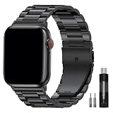 EPULY Metal Band Compatible with Apple Watch Bands for Men 49mm 46mm 45mm 44mm 42mm 41mm 40mm 38mm, Business Stainless Steel Strap for iWatch Bands Series 11 10 9 8 7 6 5 4 3 2 1, SE3 2 1, Ultra3 2 1