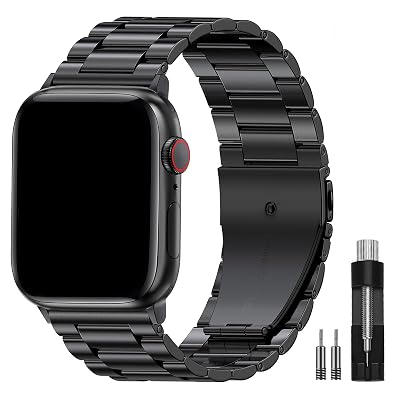 EPULY Metal Band Compatible with Apple Watch Bands for Men 49mm 46mm 45mm 44mm 42mm 41mm 40mm 38mm, Business Stainless Steel Strap for iWatch Bands Series 11 10 9 8 7 6 5 4 3 2 1, SE3 2 1, Ultra3 2 1