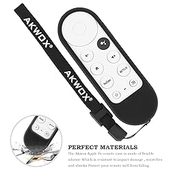 Akwox Black Silicone Case for Chromecast with
