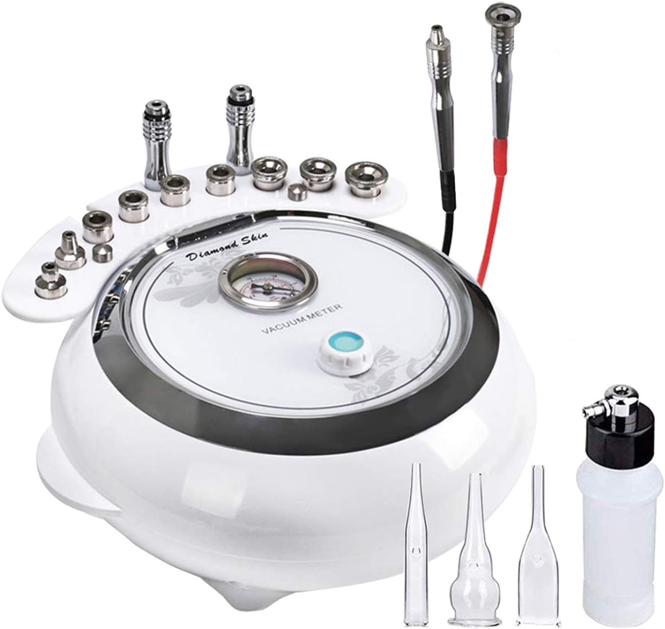 [Upgrade Version] 3 in 1 Diamond Microdermabrasion, Doris Direct Dermabrasion Machine Facial Care Salon Equipment for Personal Home Use (Suction Power: 65-68cmHg)