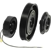 UAC CL 1661C A/C Compressor Clutch, Black, 8 Inch