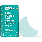 Ethique Curl-Defining Shampoo Bar with Shea Butter - Plastic-Free, Vegan, Cruelty-Free, 3.88 oz - Professor Curl