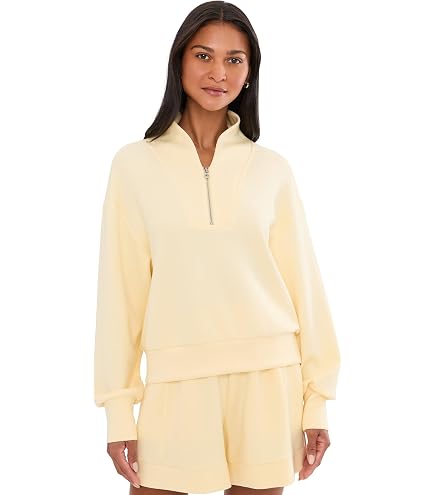 Amazon.com: Varley Women's Jaylin Half Zip Fleece, Glacier Blue, M