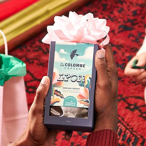 LA COLOMBE LYON WHOLE BEAN COFFEE, 12 OZ