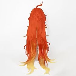 Cosplay Wig Genshin Impact Mavuika Wig Anime