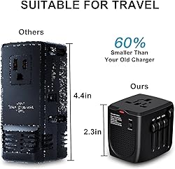 International Travel Adapter Voltage Converter to