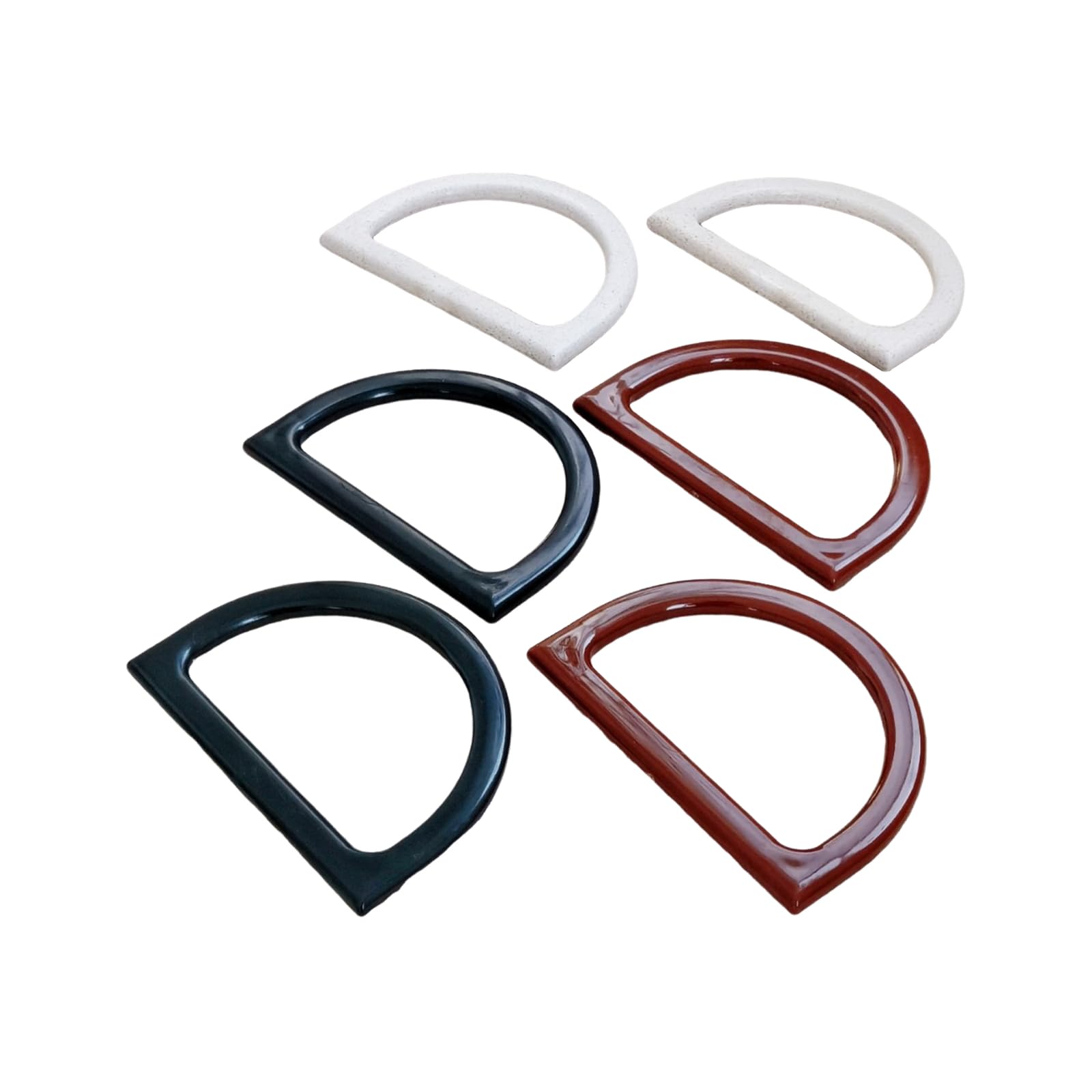 Acpetdr Handle, Tote Bag Handle, D-Shaped Tote Bag Handle, Replacement Tote Bag Handle, for Tote Bag Handle Replacement, DIY Accessories