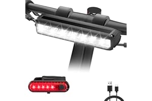 High Lumens Super Bright Bike Light for Night Riding, USB Rechargeable Bicycle Headlight, Waterproof Bike Headlight, Waterpro