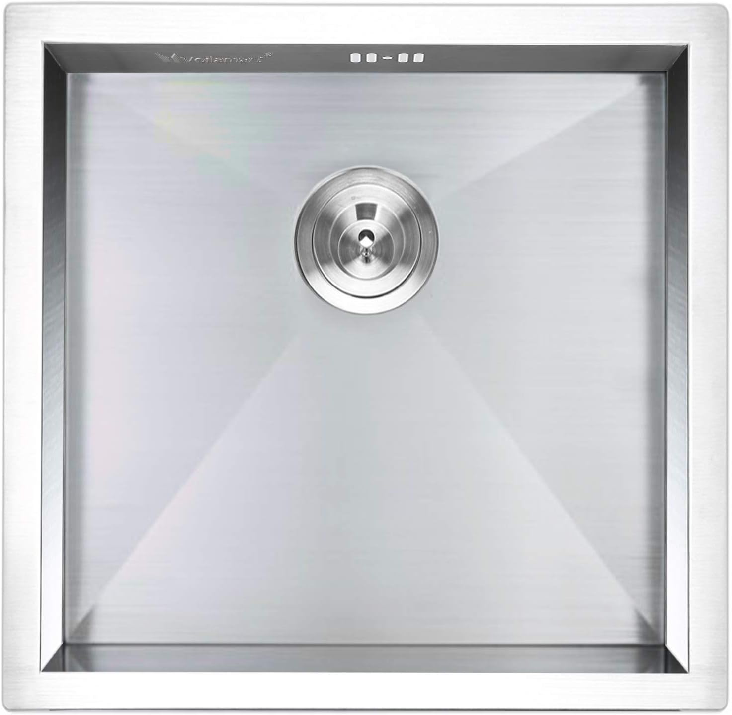 Voilamart Undermount Kitchen Sink Square Stainless Steel Sink