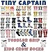 Tiny Captain Toddler Girls Grip Socks - Baby Toddler 1-3 Year Old Cat Socks Non Slip/Anti Skid Gift Set (Pink, White, Yellow - 6 Pairs, 1-3 Year Old)