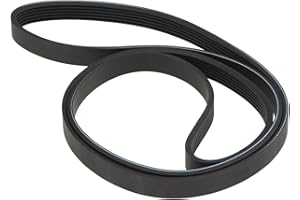 OTOTEC 1x 505J6 Air Compressor Drive Belt 50.5 inch 6 Rib 5 Groove Rubber for Air Compressors Maintenance Replacement