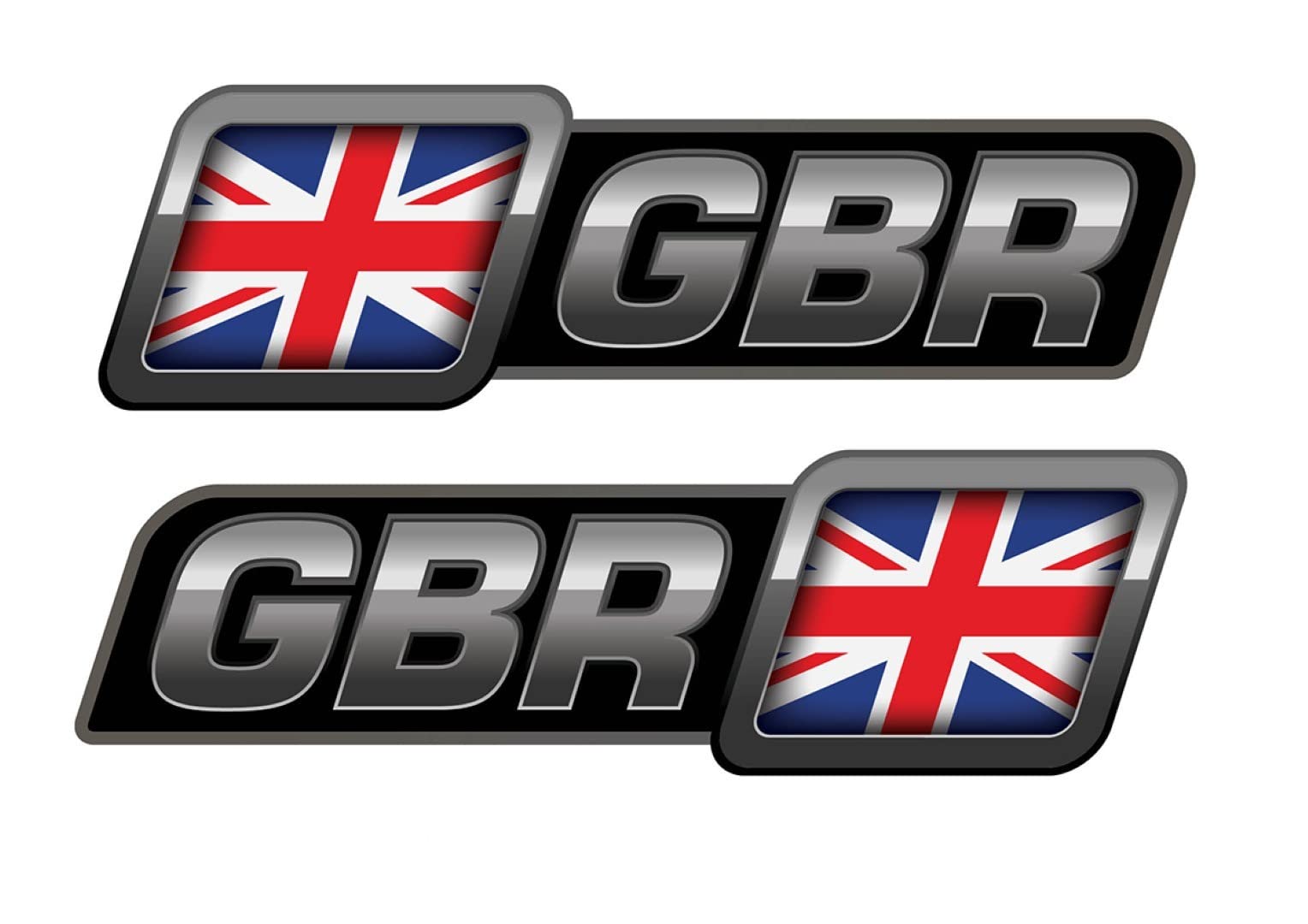 Speed Demons Side Flash Sticker Graphic SELF Adhesive for Any Surface Including LAPTOPS, Motor Bikes, MOPEDS and Cars - Union Jack Flag HQ Digital Print.