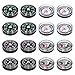 16 Pack Small Mini Button Compasses for Camping Hiking Traveling 20mm