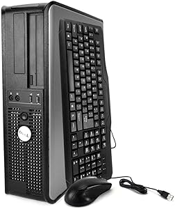 Dell OptiPlex Desktop Computer with 19-Inch Monitor (Intel Core 2 Duo 2.3GHz Processor, 4GB Memory, 160GB Hard Drive, Genuine Windows 10 Professional ) (Renewed)